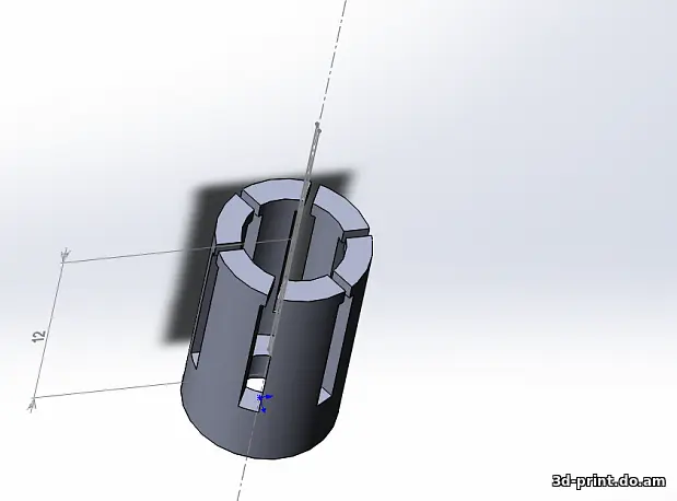 3D-модель "Насадка к граверу под шкурку2"
