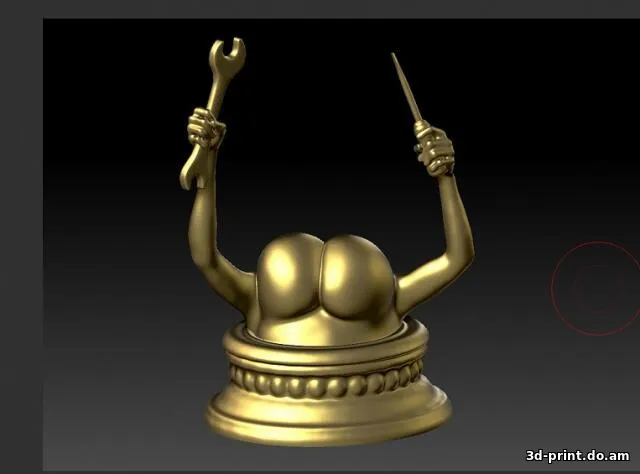 3D-модель "золотые руки 2"