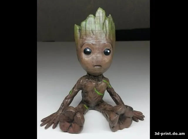 3D-модель "Малыш Грут (сидя)"