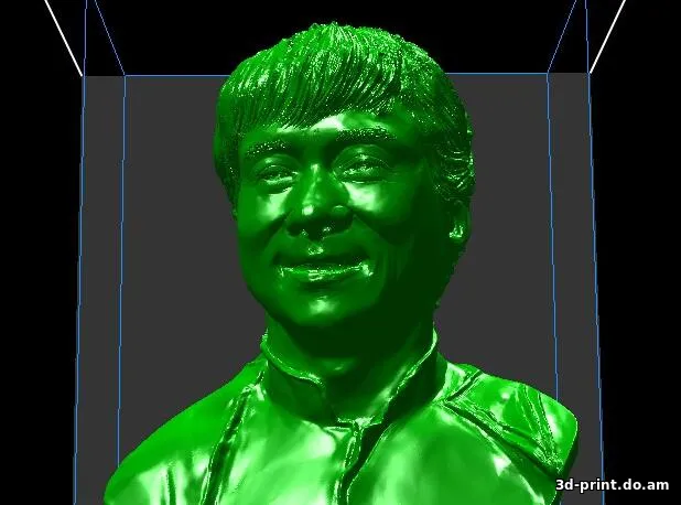 3D-модель "Бюст Джеки Чана"