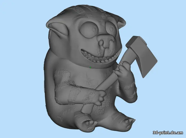 3D-модель "Кот Васи Ложкина"