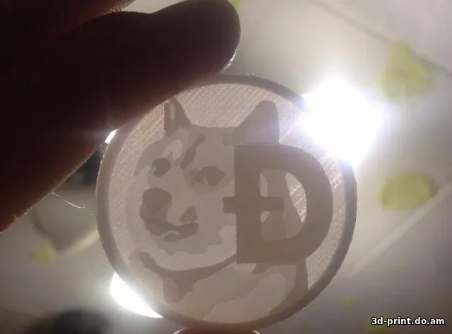 3D-модель "Монета DogeCoin" 3D-модель "Монета DogeCoin"