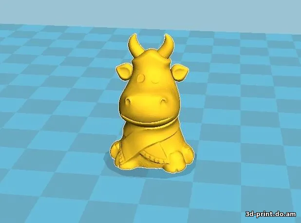 3D-модель "Статуэтка Коровы" 3D-модель "Статуэтка Коровы"