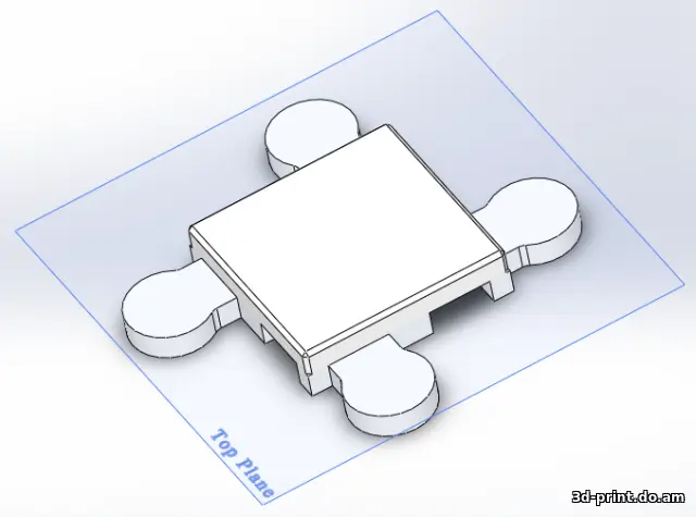 3D-модель "Шахматная доска - пазл"