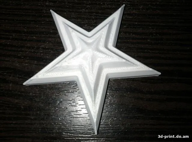 3D-модель "Звезда простая"