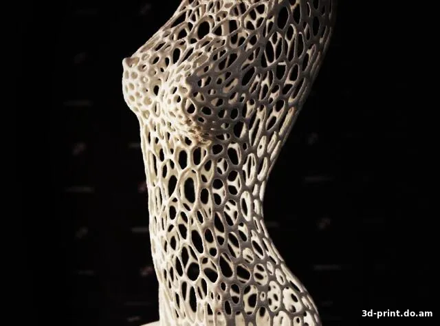 3D-модель "Дева" в стиле вороной