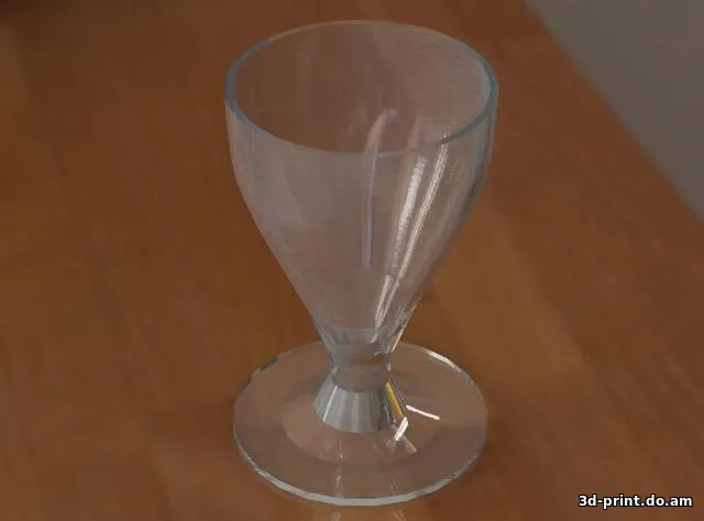 3D-модель "Рюмка на ножке"