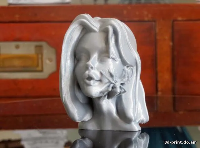 3D-модель "Spider bites... Face / Паук на лице"