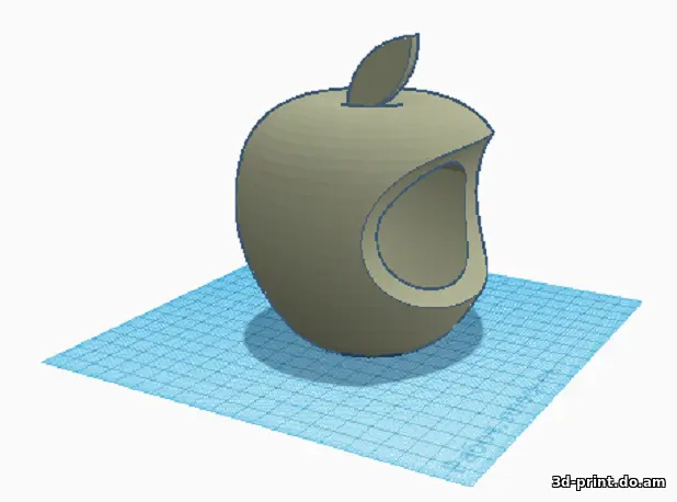 3D-модель "Яблоко APPLE"
