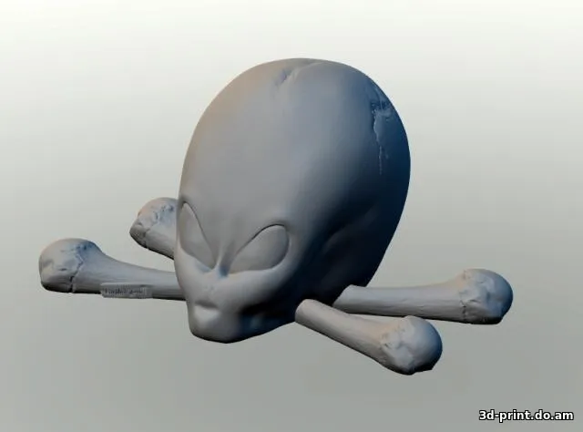 3D-модель "Череп UFO"