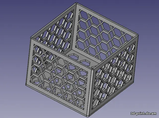 3D-модель "Салфетница стиль вороной"