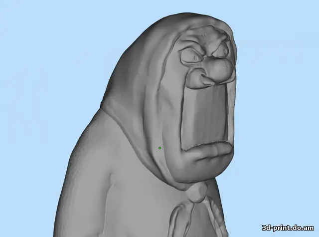 3D-модель "Бабка Васи Ложкина"