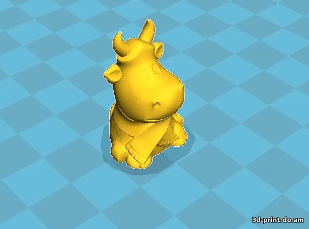3D-модель "Статуэтка Коровы"