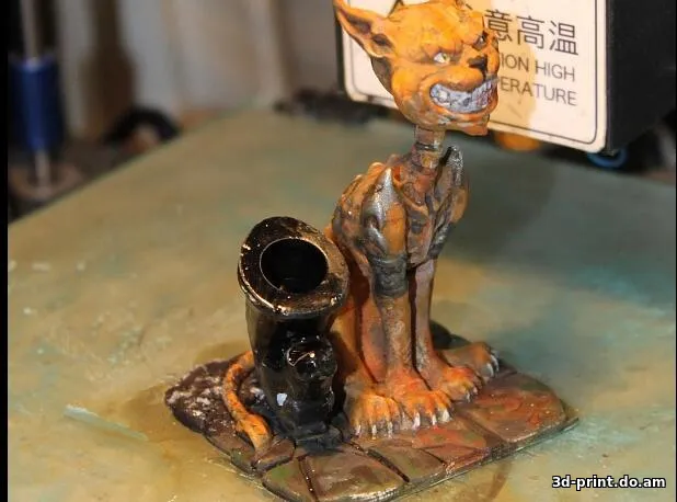 3D-модель "Кот подставка под ручку"