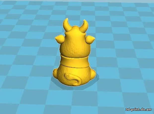 3D-модель "Статуэтка Коровы" 3D-модель "Статуэтка Коровы"