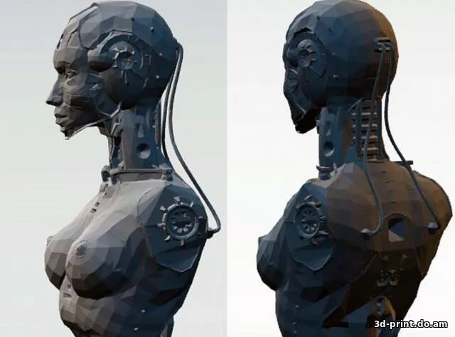3D-модель "Robot Girl Bust"