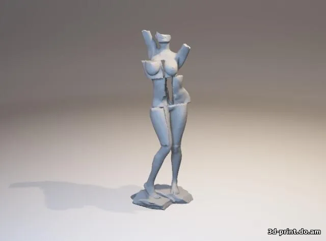 3D-модель "Sculpture of Aged Stone"