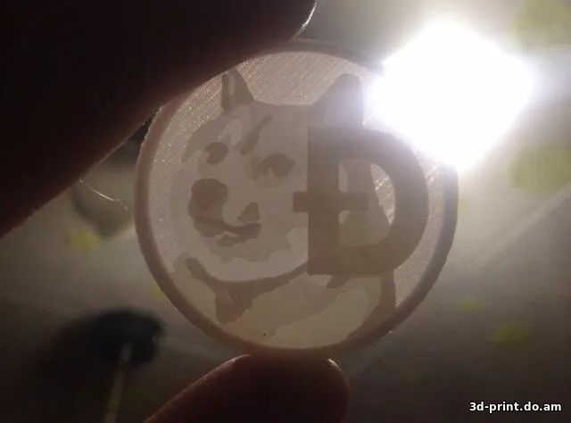 3D-модель "Монета DogeCoin"
