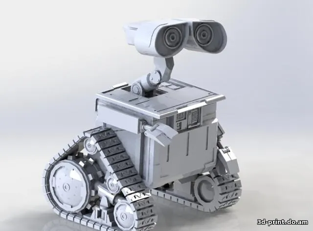 3D-модель "Брелок - Робот ВАЛЛ·И"