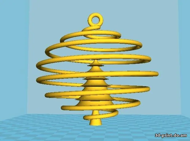 3D-модель "Игрушка на ёлку"