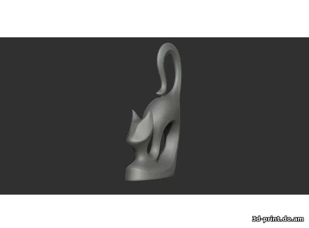 3D-модель "African cat Sculpture" 3D-модель "African cat Sculpture"