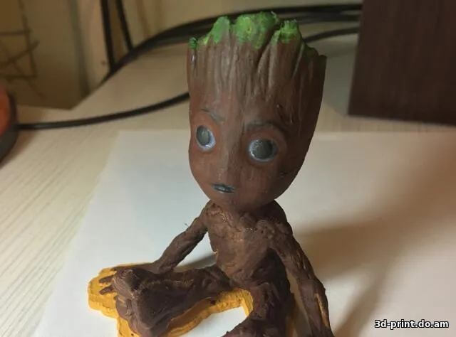3D-модель "Малыш Грут из "Стражей Галактики - 2" "