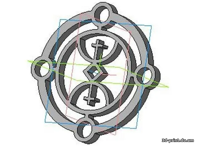3D-модель "Русская руна Ведение"