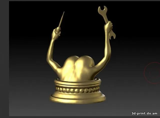 3D-модель "золотые руки 2"