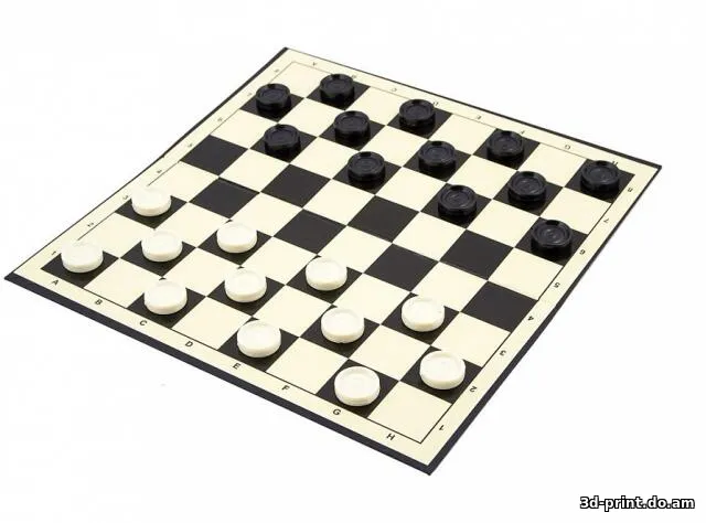 3D-модель "Шашки разных видов"