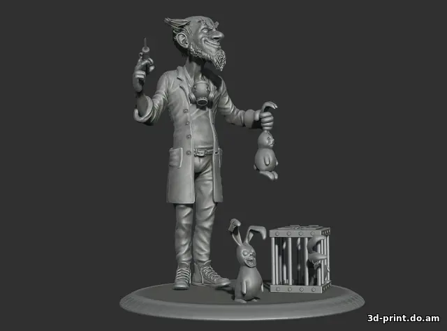 3D-модель "Zombie rabbits / Зомби кролик" 3D-модель "Zombie rabbits / Зомби кролик"