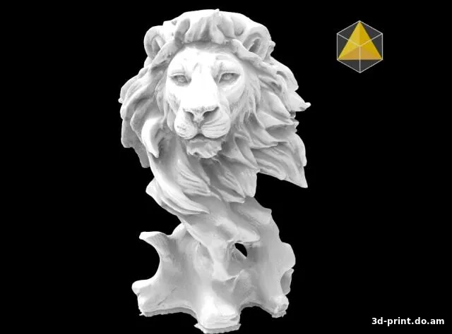 3D-модель "Lion Sculpture / Лев"