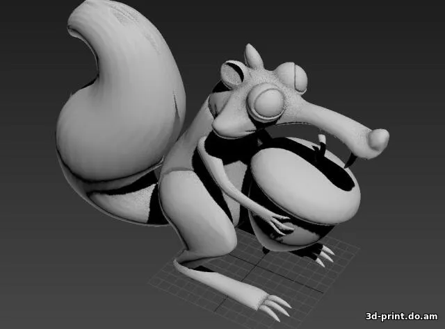 3D-модель "Белка" из "Ледниковый период"