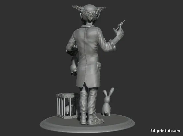 3D-модель "Zombie rabbits / Зомби кролик" 3D-модель "Zombie rabbits / Зомби кролик"