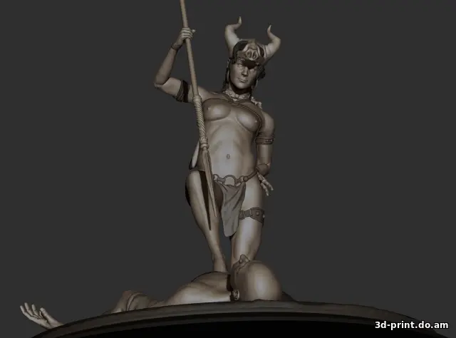 3D-модель "Warrior Woman / Воин женщина"