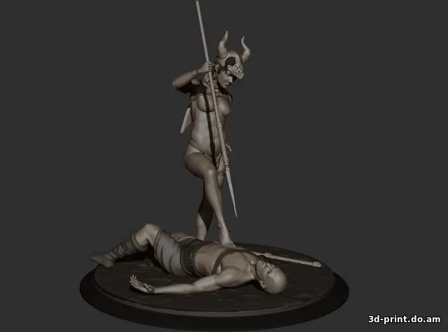 3D-модель "Warrior Woman / Воин женщина" 3D-модель "Warrior Woman / Воин женщина"