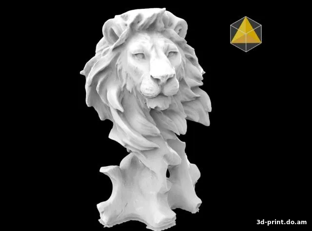 3D-модель "Lion Sculpture / Лев"