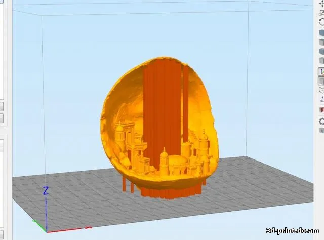 3D-модель "Лунный город"