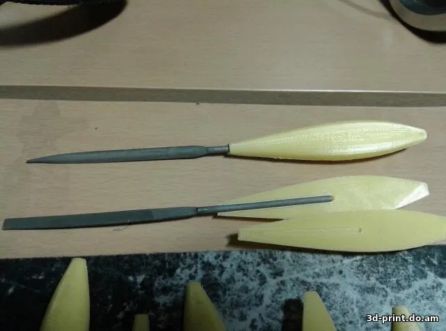 3D-модель "Ручка для надфиля овальная"