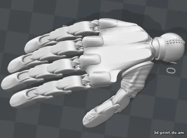 3D-модель "Рука подвижная"