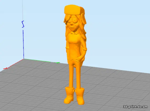 3D-модель "Wendy gravity falls / Венди из мультика gravity falls"