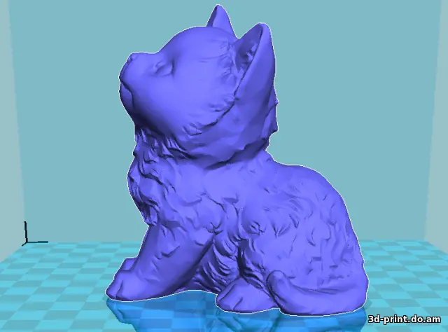 3D-модель "Fluffy Kitten / Пушистый котёнок" 3D-модель "Fluffy Kitten / Пушистый котёнок"