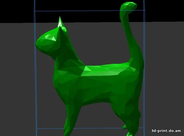 3D-модель "Кошка стоит"
