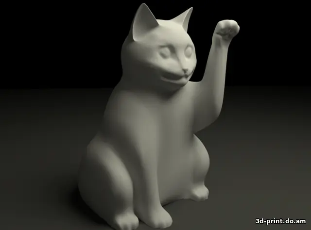 3D-модель "Кот счастья / lucky cat"