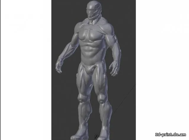 3D-модель "Солдат" из игры Crysis