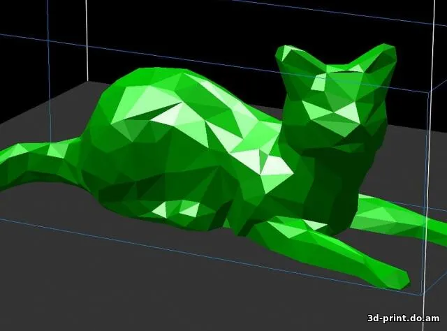 3D-модель "Кошка лежит"