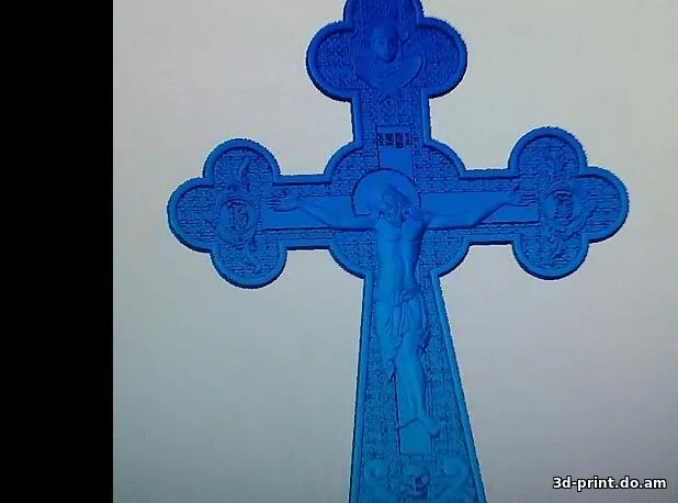 3D-модель "Крест с распятием"