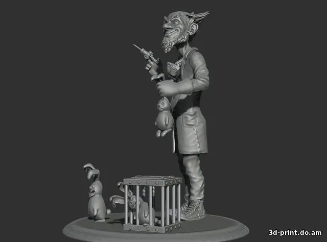 3D-модель "Zombie rabbits / Зомби кролик" 3D-модель "Zombie rabbits / Зомби кролик"