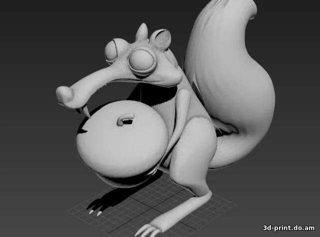 3D-модель "Белка" из "Ледниковый период"