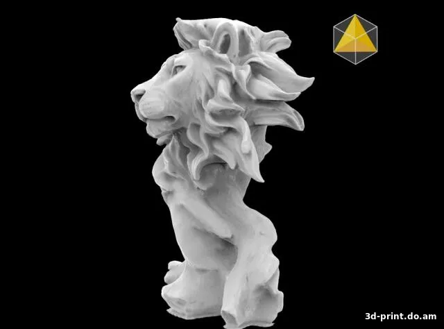 3D-модель "Lion Sculpture / Лев"