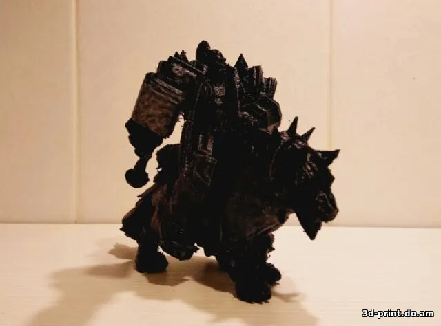 3D-модель "Тралл на волке" из WarCraft